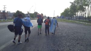 policias caminata