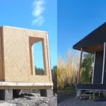 Lana de oveja y madera: el innovador sistema nacido en Chubut que ya se exporta a Chile