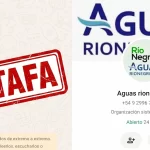 Aguas Rionegrinas alerta por estafas con llamadas y cuentas falsas